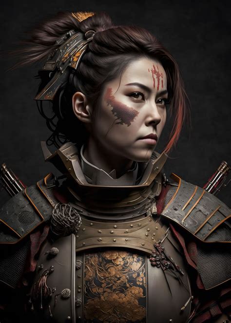 female samurai art.